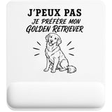 Tapis de Souris J’peux pas je préfère mon Golden Retriever