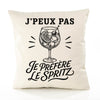 Housse de Coussin J’peux pas je préfère le Spritz