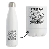 Gourde Isotherme J’peux pas je suis Infirmière