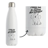 Gourde Isotherme J’peux pas je préfère mon Samoyède
