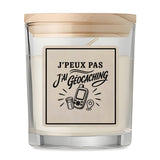Bougie Parfumée Vanille J’peux pas j’ai Géocaching