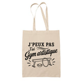 Tote Bag Beige J’peux pas j’ai Gym artistique