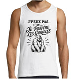 Débardeur Homme J’peux pas je préfère les Gorilles