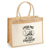 Sac Cabas Jute avec Poche J’peux pas je suis Paysagiste