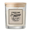 Bougie Parfumée Vanille J’peux pas j’ai Massage