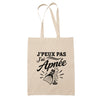 Tote Bag Beige J’peux pas j’ai Apnée