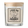 Bougie Parfumée Vanille J’peux pas je suis Fromager