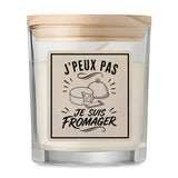 Bougie Parfumée Vanille J’peux pas je suis Fromager