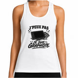 Débardeur Femme J’peux pas je suis Graphiste