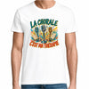 T-shirt Homme Blanc La chorale c'est ma thérapie