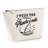 Trousse Beige J’peux pas j’ai planche à voile J'peux pas minimaliste