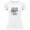 T-shirt de Sport Femme J’peux pas je préfère m’occuper de mes Roses