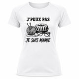 T-shirt de Sport Femme J’peux pas je suis Mamie