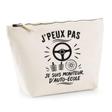 Trousse Beige J’peux pas je suis Moniteur d’auto-école