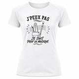 T-shirt de Sport Femme J’peux pas je suis Prof de musique