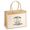 Sac Cabas Jute avec Poche J’peux pas je suis Cantonnier