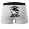 Boxer Homme J’peux pas je suis Assureur – Impression au dos