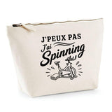 Trousse Beige J’peux pas j’ai Spinning