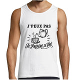 Débardeur Homme J’peux pas je préfère le Thé