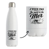 Gourde Isotherme J’peux pas je pars à la Mer