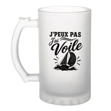 Verre à Bière J’peux pas j’ai Voile
