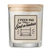 Bougie Parfumée Vanille J’peux pas j’ai Saut en hauteur