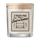 Bougie Parfumée Vanille J’peux pas j’ai Saut en hauteur