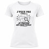 T-shirt de Sport Femme J’peux pas je préfère mes Cartes postales