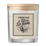 Bougie Parfumée Vanille J’peux pas je préfère les Bisons