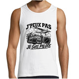 Débardeur Homme J’peux pas je suis Pilote