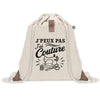 Sac à Dos avec Pochette Avant Beige J’peux pas j’ai couture J'peux pas minimaliste