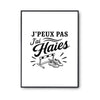 Poster J’peux pas j’ai Haies