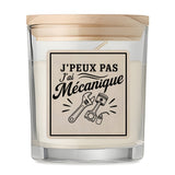 Bougie Parfumée Vanille J’peux pas j’ai Mécanique