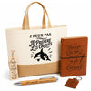 Coffret Cadeau J’peux pas je préfère les Orques – Sac jute, carnet, stylo, porte-clés et marque-page
