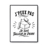 Poster J’peux pas je suis Tailleur de pierre