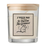 Bougie Parfumée Vanille J’peux pas je préfère ma Gerbille