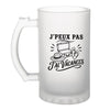 Verre à Bière J’peux pas j’ai Vacances