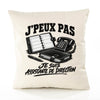 Housse de Coussin J’peux pas je suis Assistante de direction