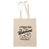 Tote Bag Beige J’peux pas j’ai Wakeboard