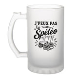 Verre à Bière J’peux pas j’ai Spéléo