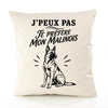 Housse de Coussin J’peux pas je préfère mon Malinois