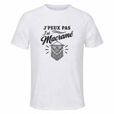 T-shirt de Sport Homme J’peux pas j’ai Macramé