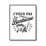 Poster J’peux pas j’ai Barbecue