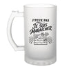 Verre à Bière J’peux pas je suis Maraîcher