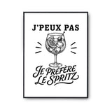 Poster J’peux pas je préfère le Spritz
