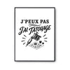 Poster J’peux pas j’ai Tatouage