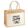 Sac Cabas Jute avec Poche J’peux pas j’ai Curling