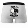 Boxer Homme J’peux pas je suis Huissier – Impression au dos