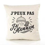 Housse de Coussin J’peux pas j’ai Hammam
