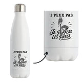 Gourde Isotherme J’peux pas je préfère les Pâtes